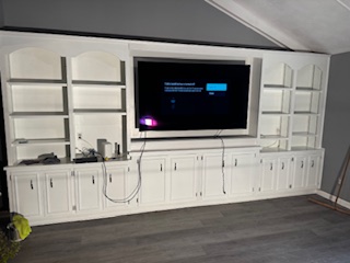 After - Entertainment Center Remodel